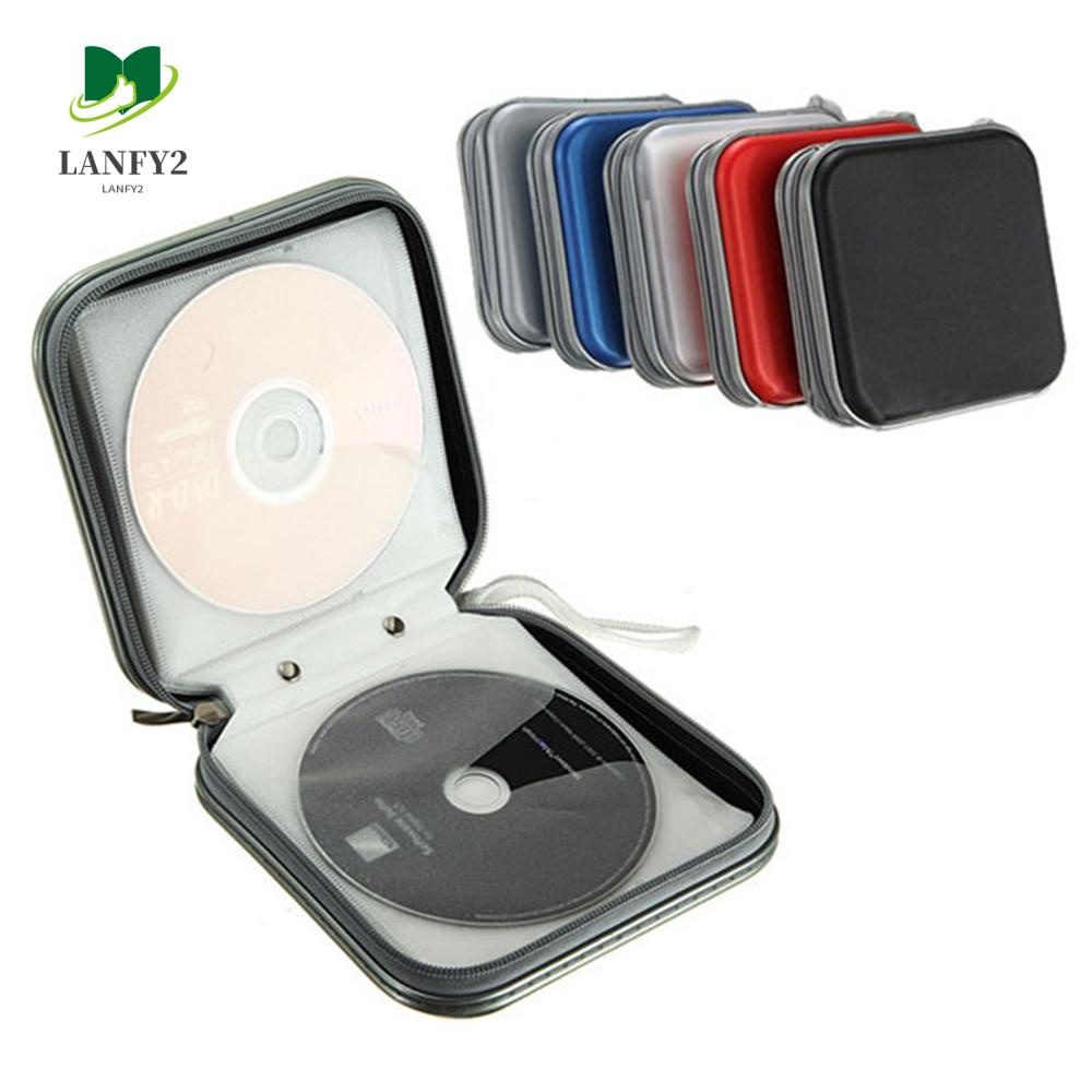 LANFY Durable Disc Wallet Carry Pouch CD Case Storage Album Box with ...