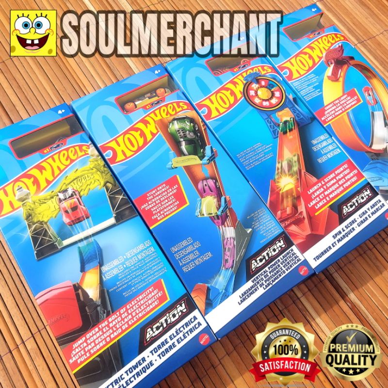 Hot Wheels Action Stunt Track Loop Star Spin Score Vertical