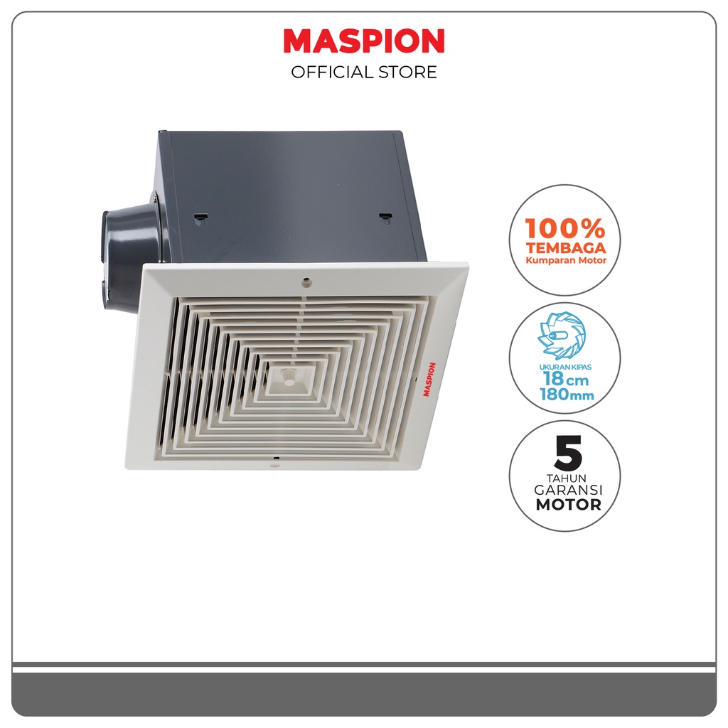 Maspion Ventilating Exhaust Fan Kipas Angin 4 Inch MV-18 EX