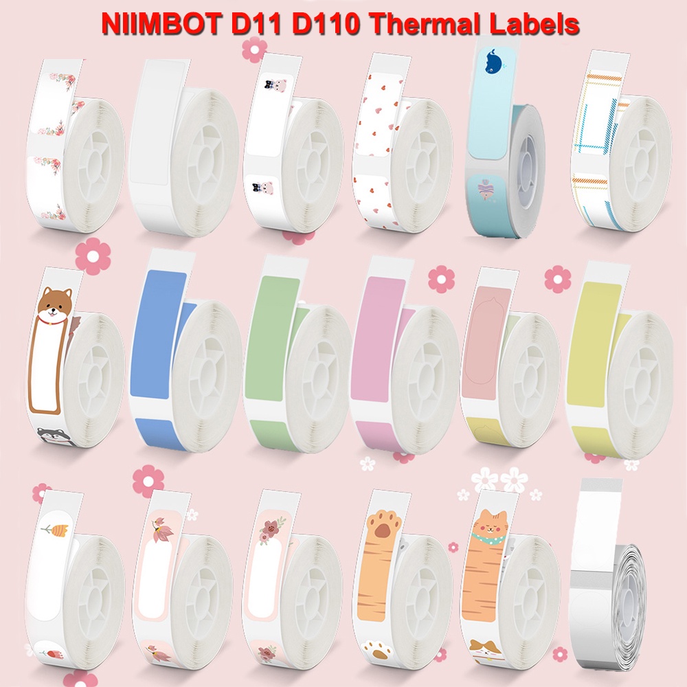 NiiMbot D101 D11 D110 Thermal Labels Sticker Thermal Printing Paper