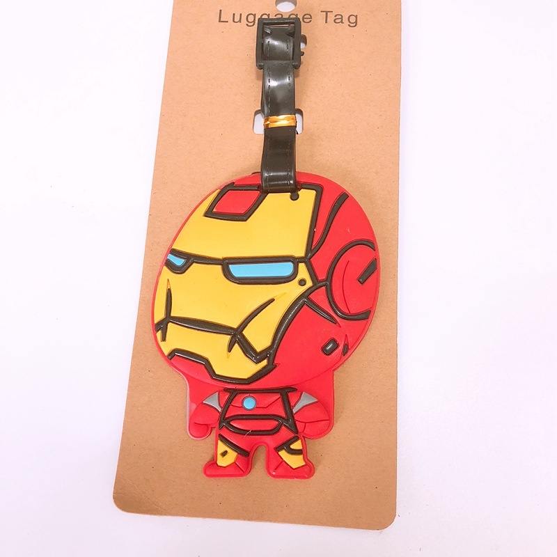 Travel Luggage Signboard Marvel Iron Man Cartoon Tag Panther Little Tree Boarding Pass Shopee Singapore