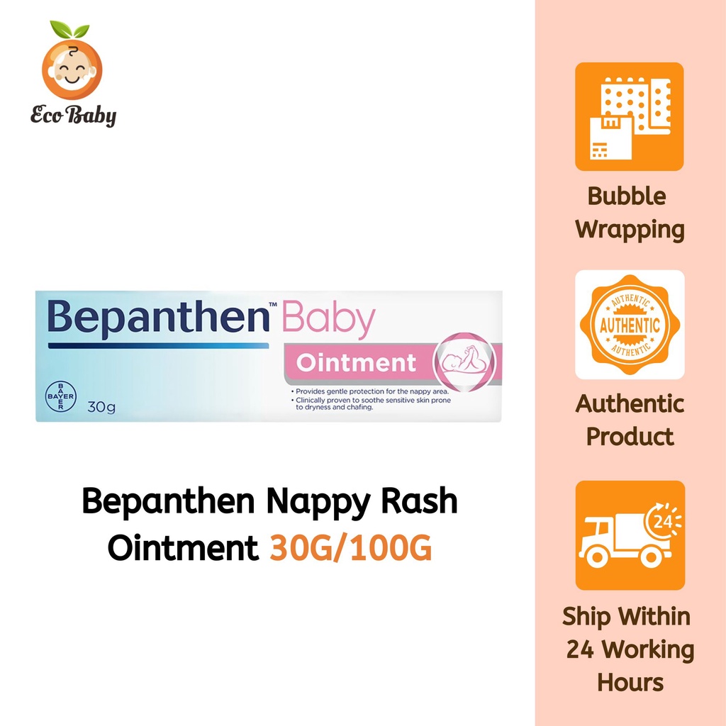 Bepanthen Nappy Rash Ointment 30G/100G | Shopee Singapore