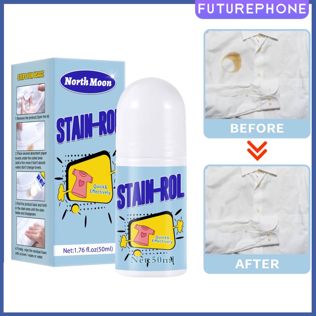[100 New] Portable Rollerball Clothes Instant Stain Remover Cleaning