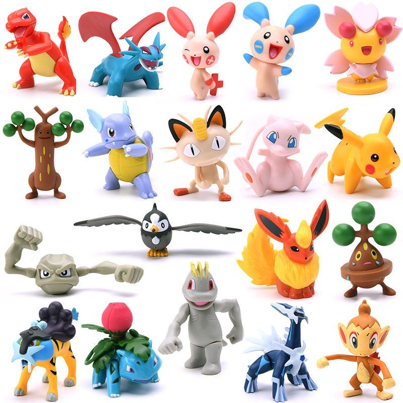 33 Styles Pokemon Pikachu Movable Dialga Doll Figure 7-10cm | Shopee ...