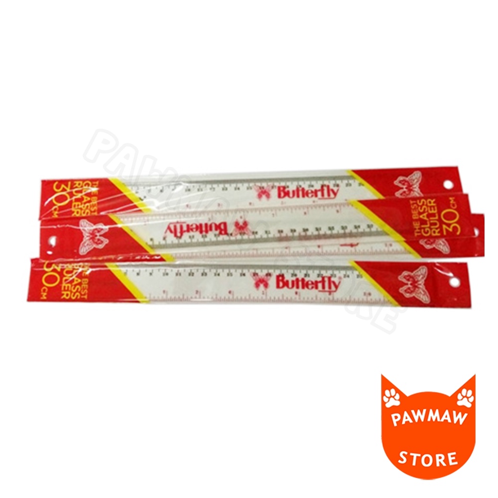 Butterfly Ruler 30 CM ( PCS ) | Shopee Singapore