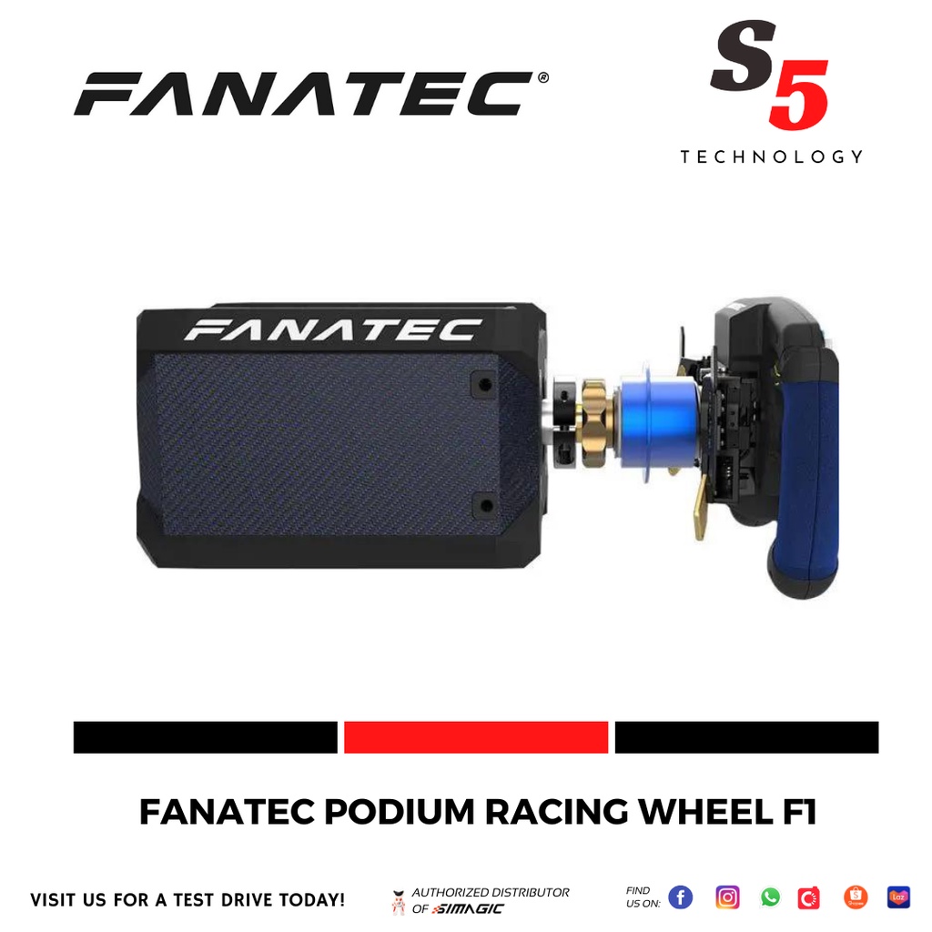FANATEC PODIUM RACING WHEEL F1 Shopee Singapore