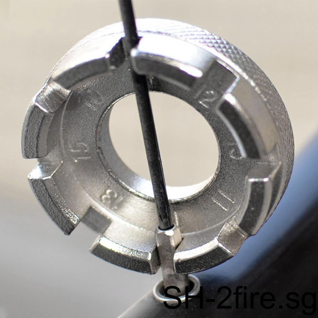 Bike Spoke Spanner Metal Bicycles Adjuster Manual Wrench Maintenance