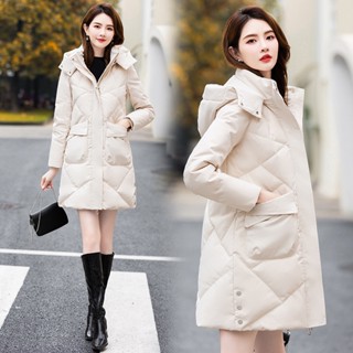 white duck down coat