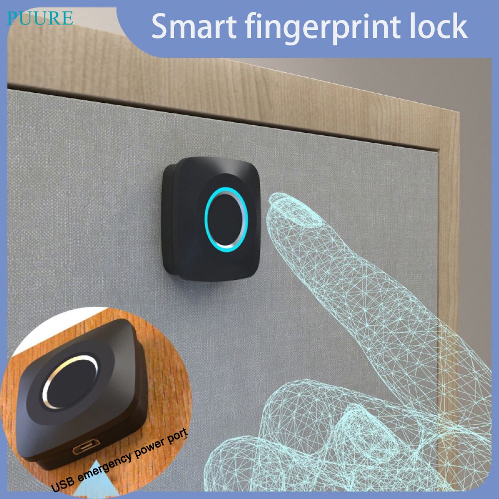 Fingerprint Lock Smart Locks Biometric Keyless Furniture Drawer