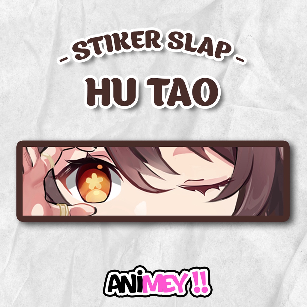 Hu Tao Genshin Impact Slap Sticker/Waterproof Anime Sticker | Shopee ...