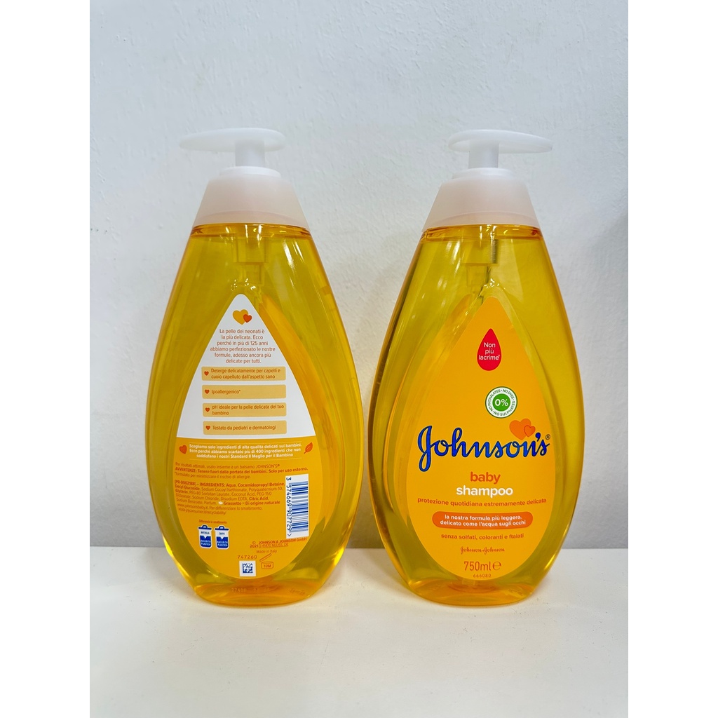 Johnsons Baby Shampoo 750ML J&J Johnson's Johnson Pump Value Size EXP