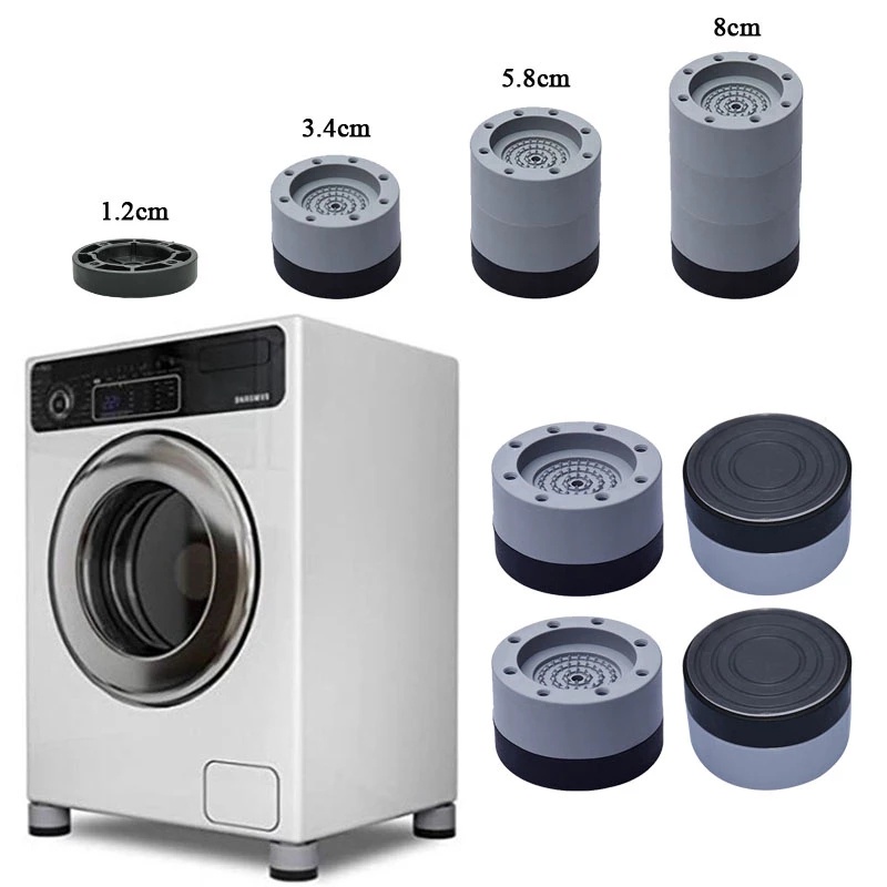 [Hot] Universal Anti Vibration Feet Pads NonSlip Dryer Refrigerator