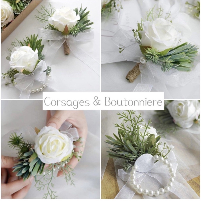 Wedding on sale flower brooch