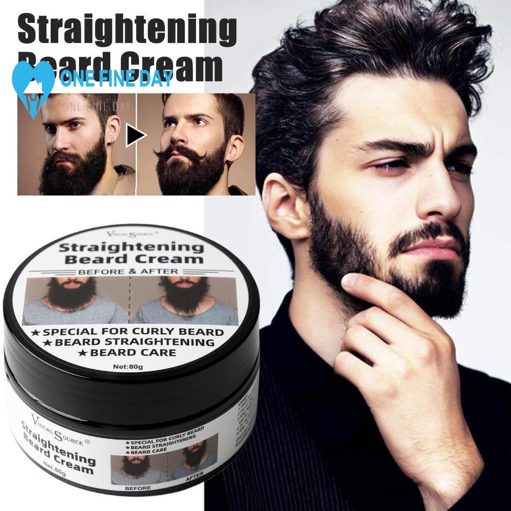 Beard Straightening Cream , Hydrates, Smooths, Adds Shine Tames