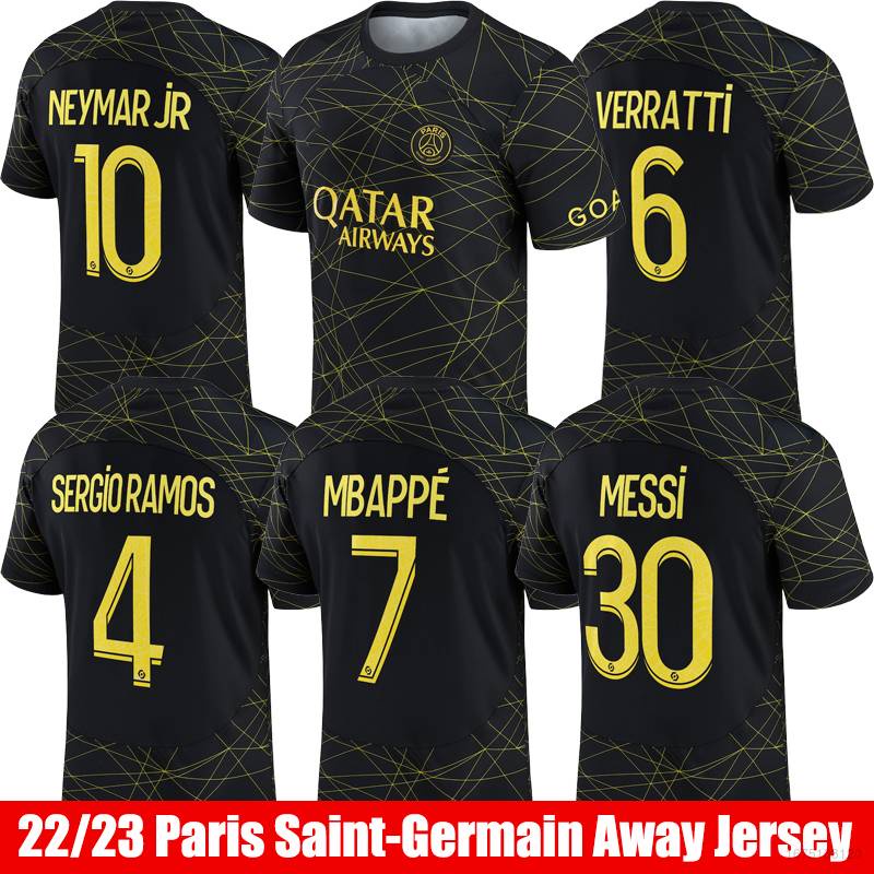 Lionel Messi Paris Saint-Germain Nike 2022/23 Away Breathe Stadium Replica  Player Jersey - Black