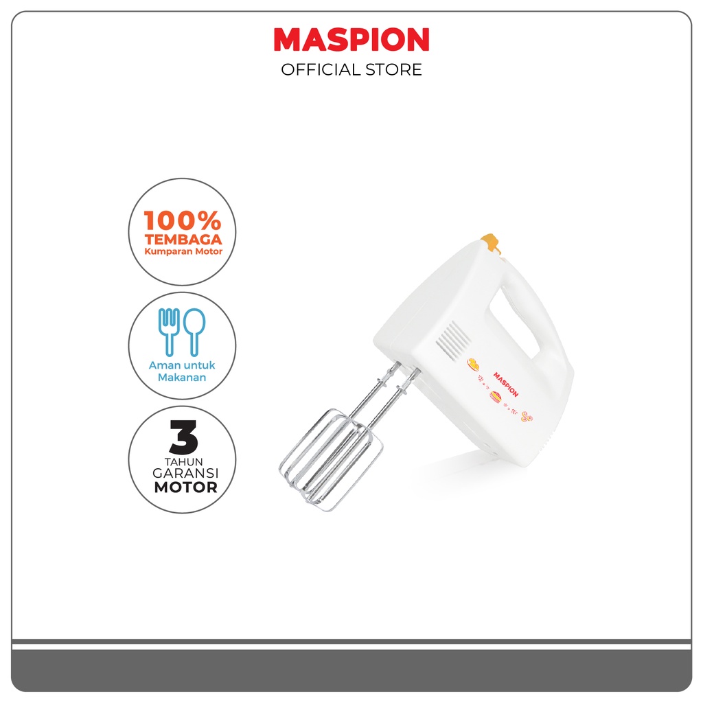 Maspion Electric Hand Mixer Pencampur Elektrik MT-1150