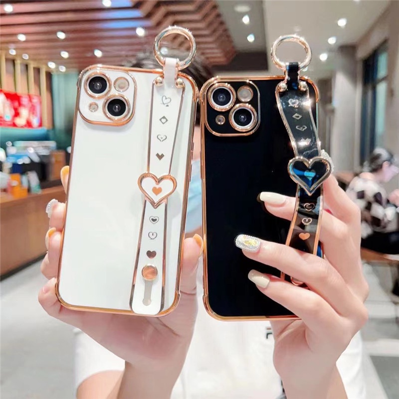Luxury Wristband Phone Holder Case For iphone 14 13 Pro Max 14 Plus
