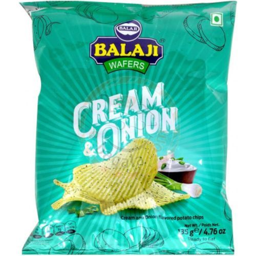 Balaji Cream And Onion Potato Wafers 135g Shopee Singapore