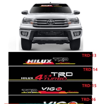 HILUX WINDSCREEN CAR STICKER (NEON LIGHT) | Shopee Singapore