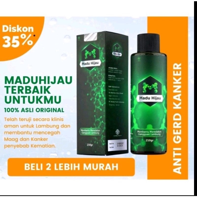 HIJAU Promo Original Green Honey 210ml Original Green Honey With M