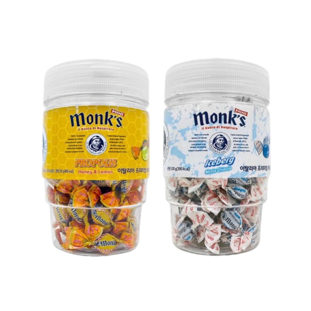 [Monk's] Propolis Honey & Lemon Candy 100g Shopee Singapore