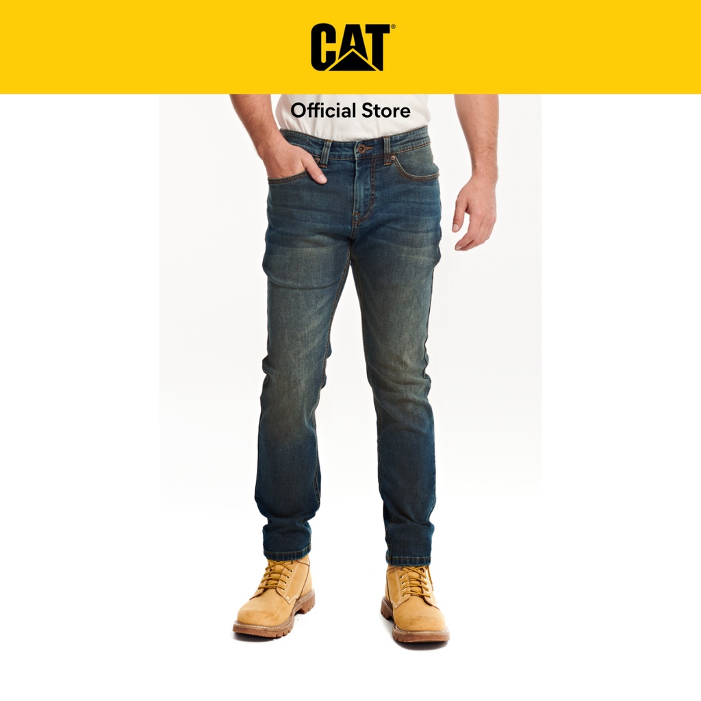 Caterpillar Men's Ninety Eight Slim Denim Jeans - Copper Tint Wash ...