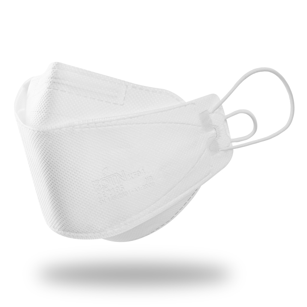 BOTN KF94 mask Disposable mask XLarge size Earloops Adjustable White