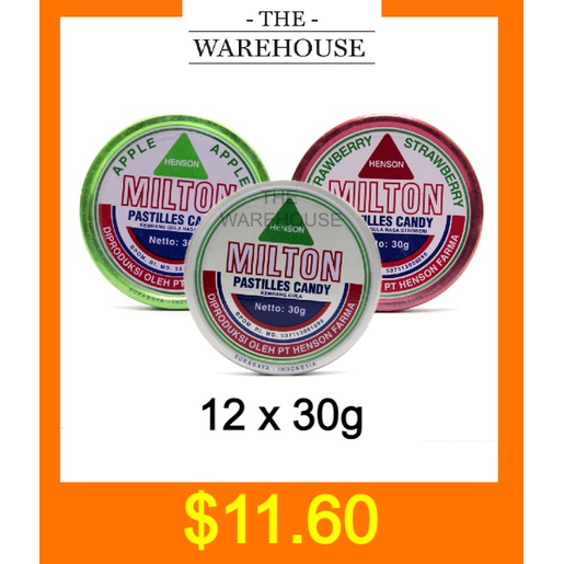 Milton Candy 12 x 30g (Local Stock) Shopee Singapore