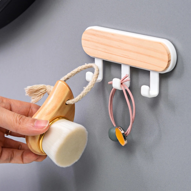Hat Scarf Storage Wood Key Holder /Strong Key Ring Rack Organizer Hooks ...