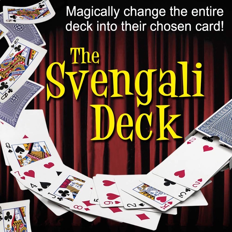 (🇸🇬SG shop) Magic Makers Svengali Deck Easy Magic Card Trick Kit poker