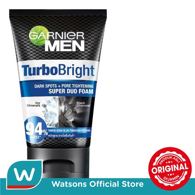 Garnier Men Power Bright Super Duo Foam 100ml - Gambar 4