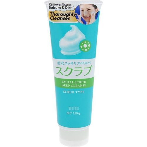 Mandom Facial Scrub Deep Cleanser 150g Shopee Singapore