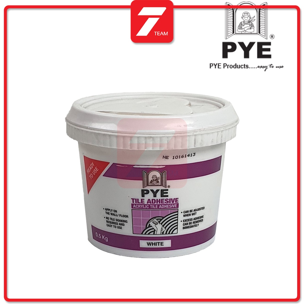 PYE 0.5kg Tile Adhesive Glue Tile (White) Shopee Singapore