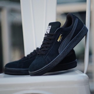 Puma suede classic hot sale triple black