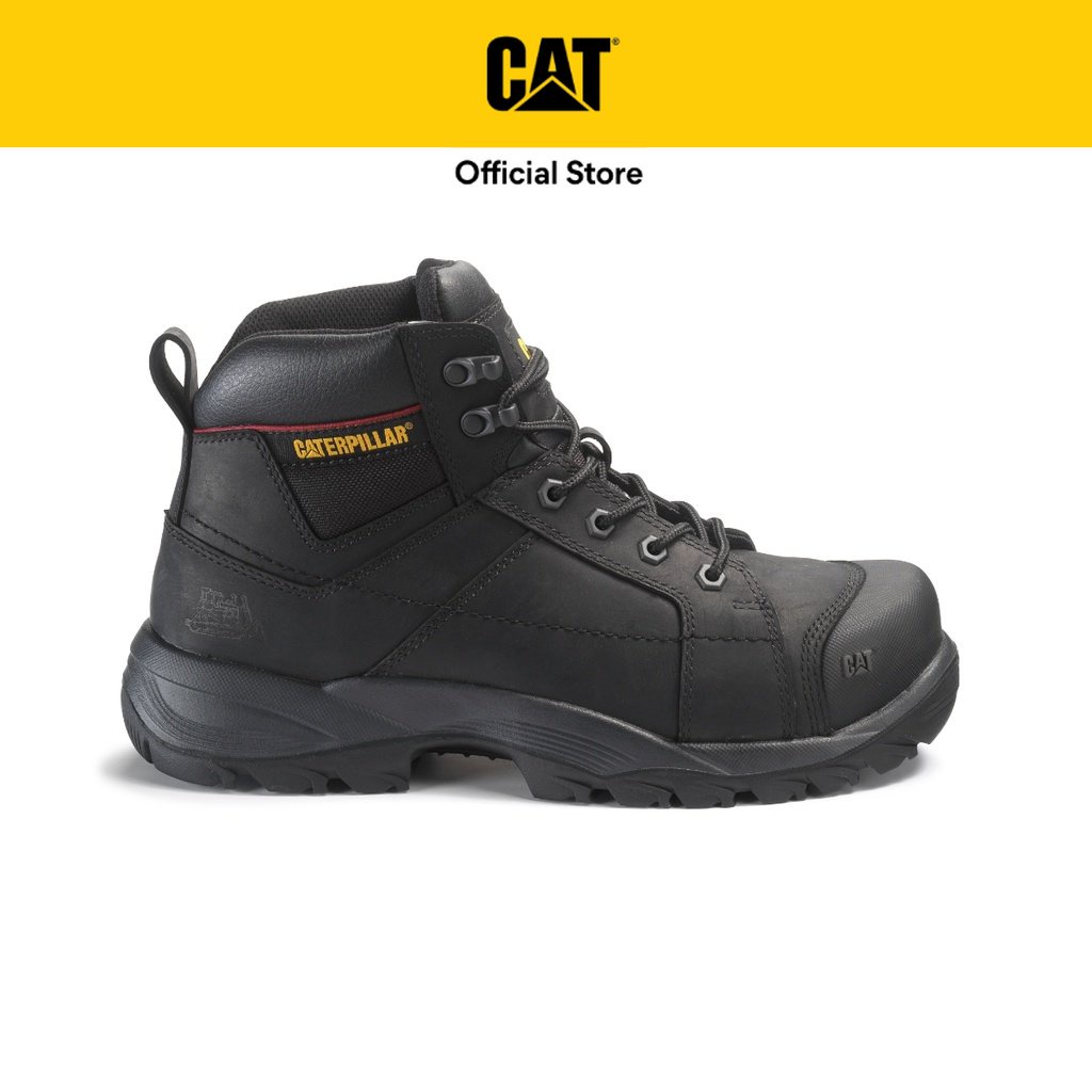 Caterpillar Men's Crossrail Steel Toe Boot Black (P90201) Safety