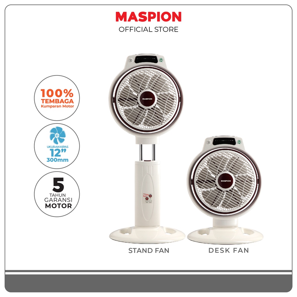 Maspion Kipas Angin Kotak Box Fan 12 Inch JF-2120 RC - Gambar 2