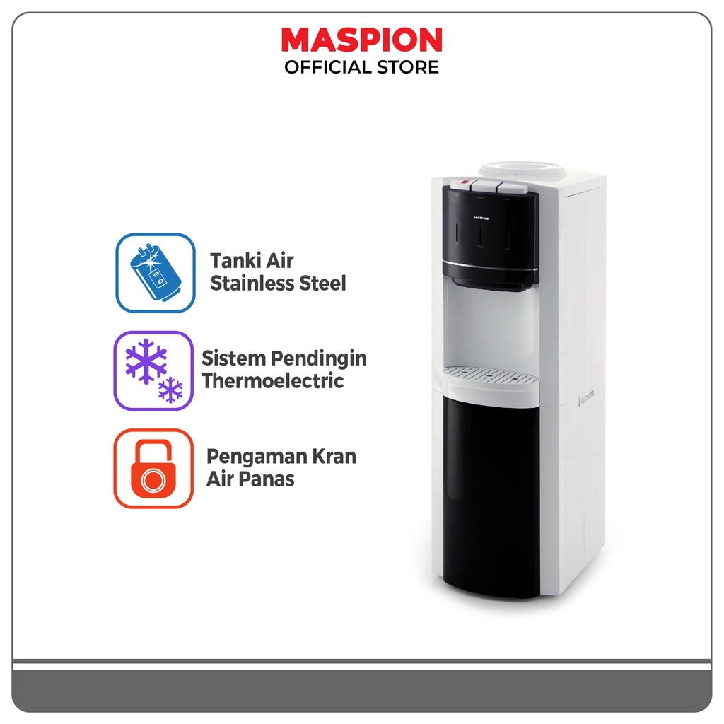 Maspion Standing Dispenser Hot Cold and Normal MD-106 PAS