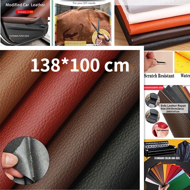 Leather Patch 138cm Faux Leather Repair Fabric for Furniture Self