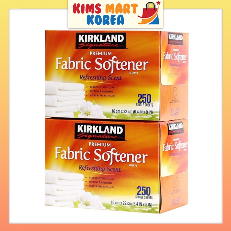 Kirkland Signature Premium Fabric Softener Dryer Refreshing Scent 250