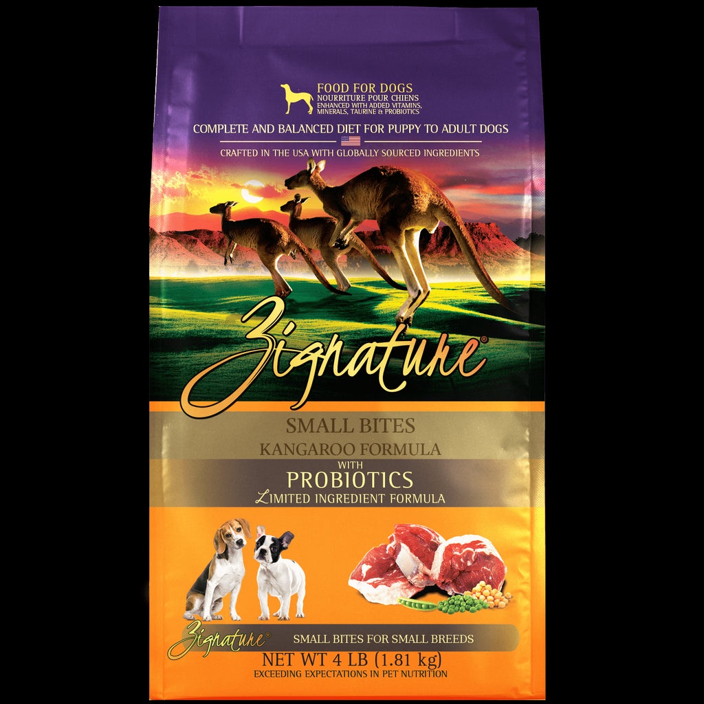 Zignature Kangaroo Formula Dog SMALL BITES Dry Food (2 Sizes) Shopee