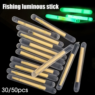 25/30pcs Fishing Glow Sticks Rod Tip Glow Sticks Fishing Rod Floats Glow  Stick