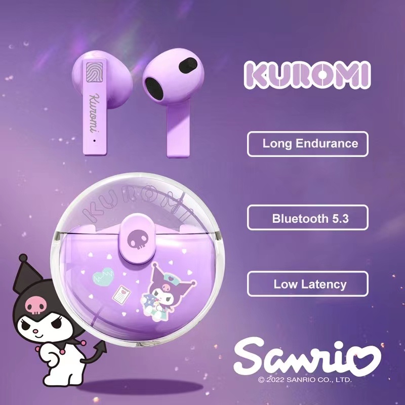 Sanrio LY318 Wireless Bluetooth 5.3 Noise Cancelling Gaming Earbuds Headphones HiFi Earbud