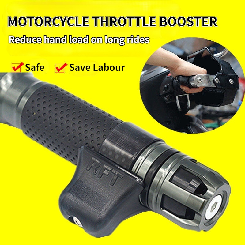 Motorcycle Throttle Booster Handle Grip Clip Cruise Control Throttle