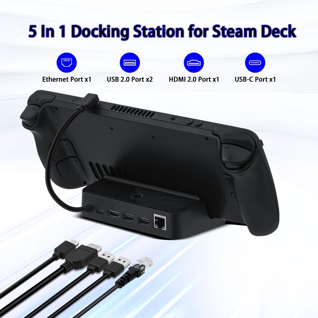 5 In 1 Docking Station with Ethernet Port for Steam Deck | Shopee Singapore
