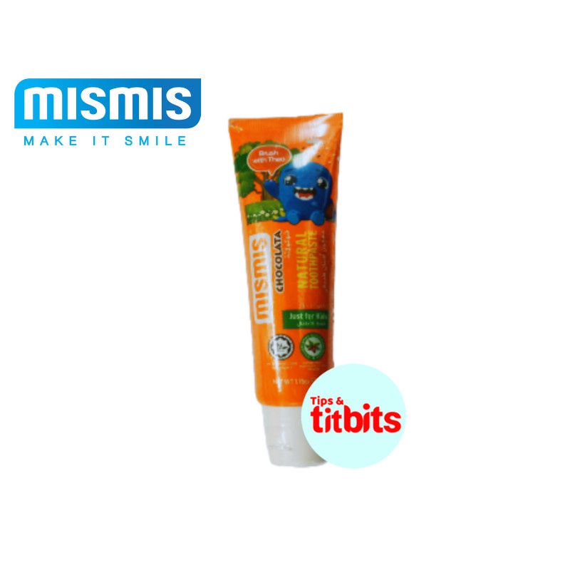 Mismis Kids Natural Toothpaste Chocolate 50g Shopee Singapore