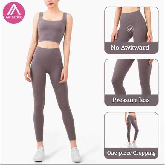 AIR ACTIVE Yoga Leggings Sports Pants 7/8 Pants High Waist