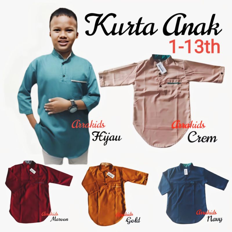 Turkish koko Kurta shirt for boys 1 13 years old Toyobo material FREE SHIPPING Shopee Singapore