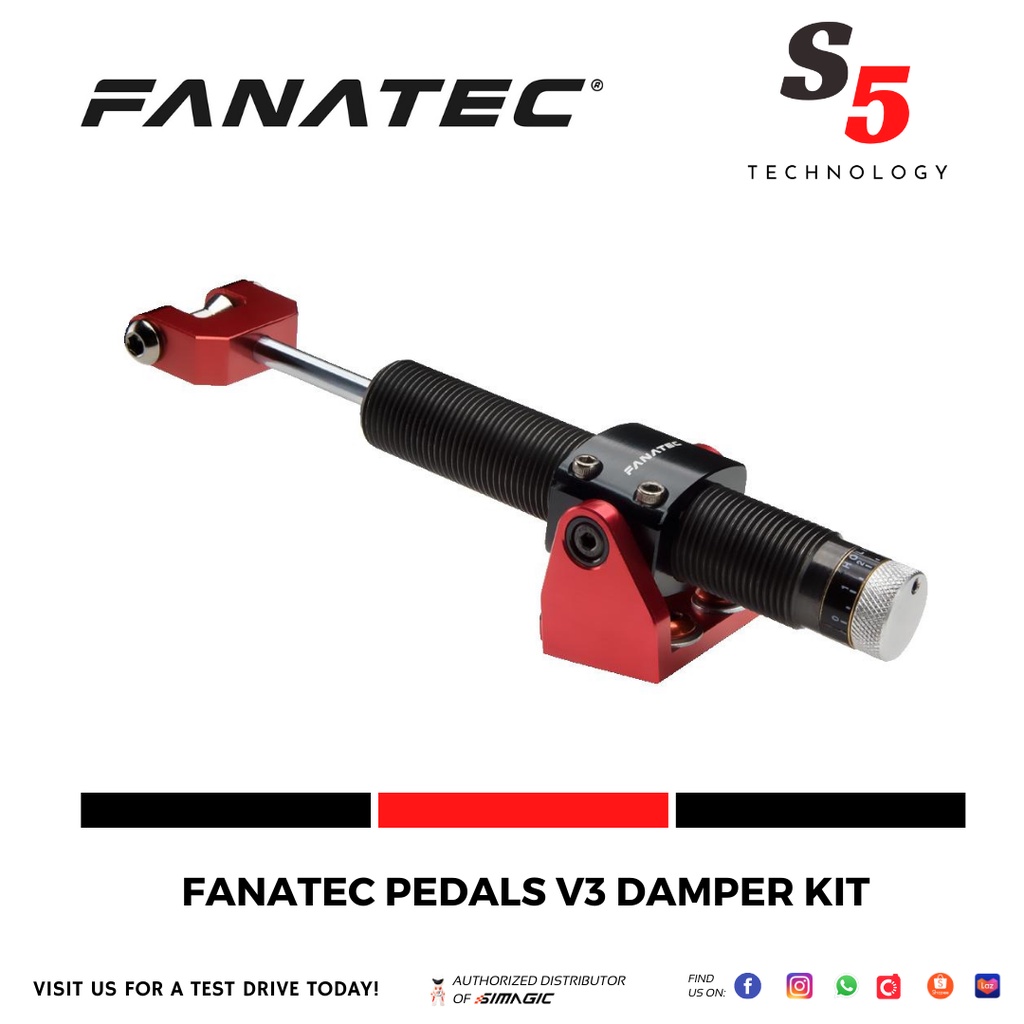 FANATEC CLUBSPORT PEDALS V3 DAMPER KIT Shopee Singapore