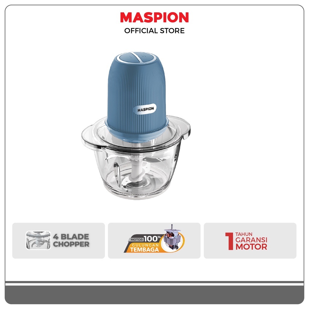 Maspion Food Chopper Penghalus Makanan 1.2 Liter MFC-120 GL - Gambar 3
