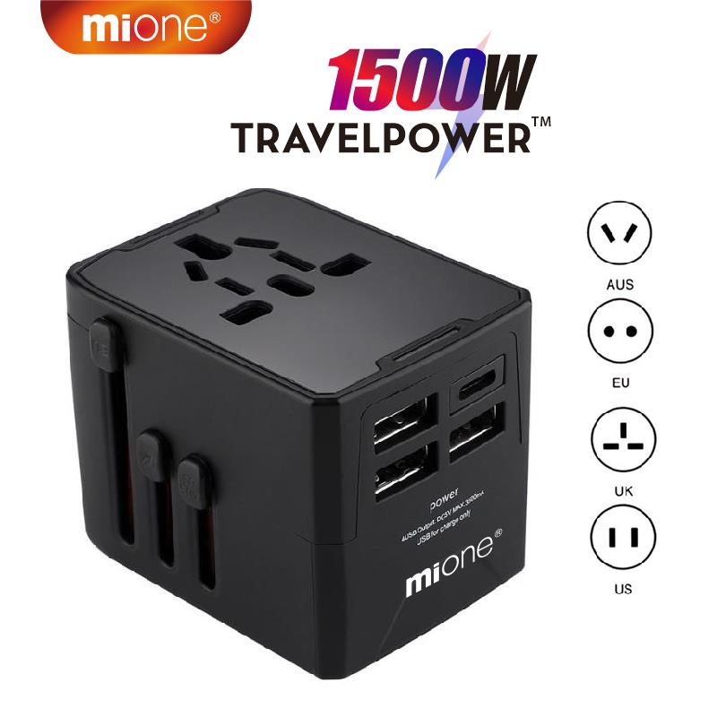 Mione 1500W Internationale Travel Charger Universal Converter Power